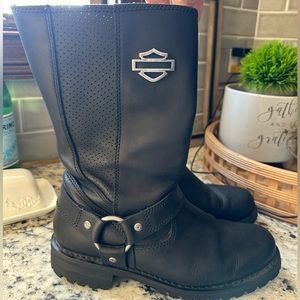 Harley-Davidson Motorcycle Leather Boots 9